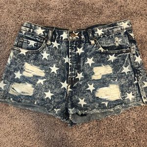 Forever 21 denim shorts